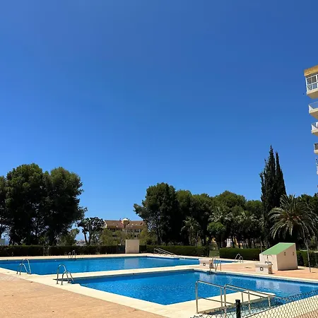 شقة Acogedor Estudio Con Piscina Y Vistas Al Mar